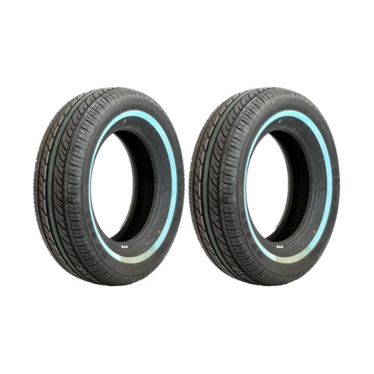 لاستیک کامفورزر چین سایز 175/70R13 گل CF600 دورسفید یک جفت
